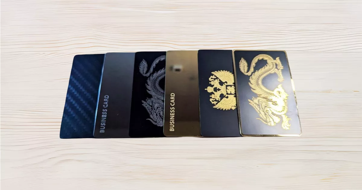 NFC-визитки из металла