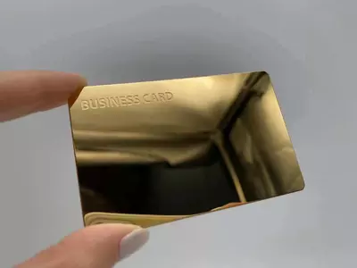 NFC-визитка 24K Gold