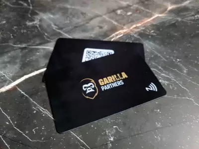 Цифровые визитки GARILLA Partners с индивидуальным дизайном
