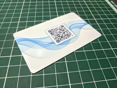 Цифровые визитки с NFC чипом и QR кодом с индивидуальным дизайном для компании ООО   ПИТЕРСИФУД