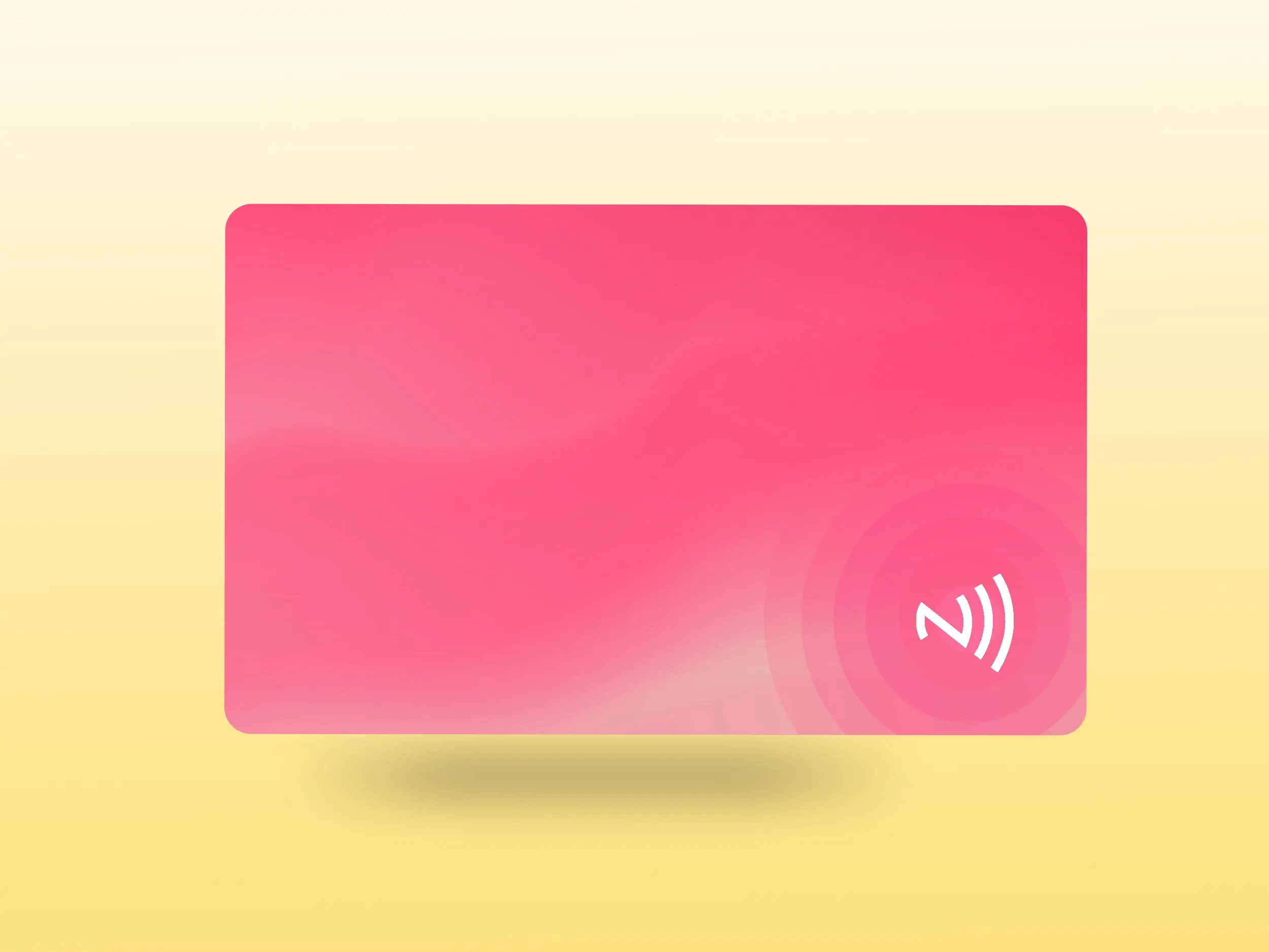NFC-визитка из пластика (Pink)