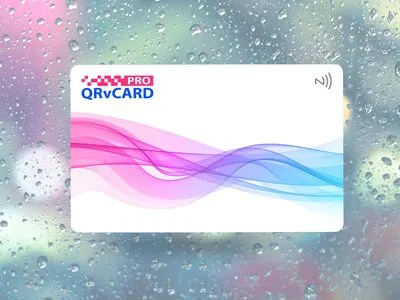 NFC-визитка из пластика (Waves)