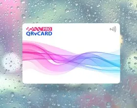 NFC-визитка из пластика (Waves)