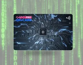 NFC-визитка из пластика (CPU)