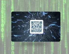 NFC-визитка из пластика (CPU)